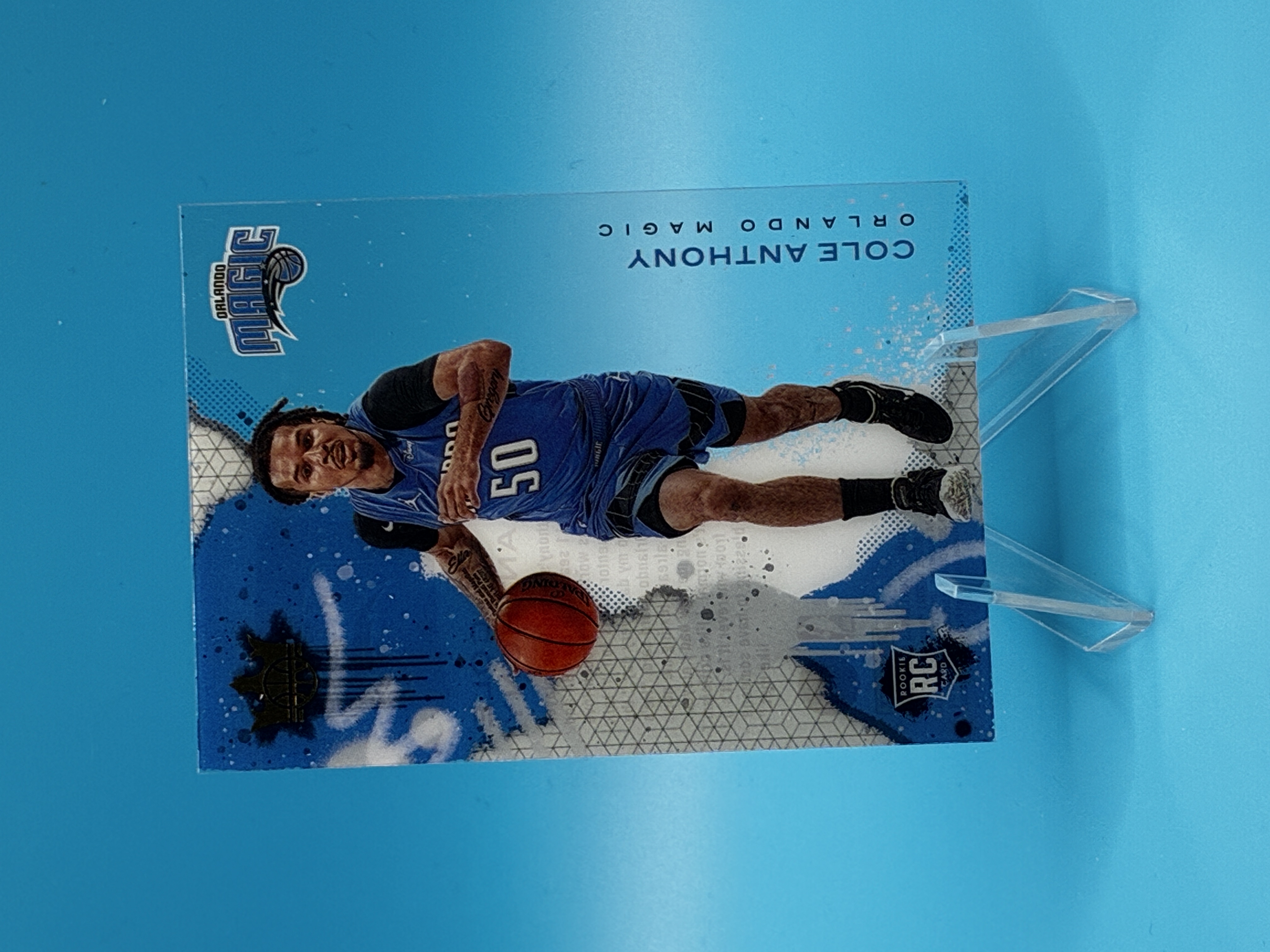 2020/2021 Panini Court Kings Cole Anthony Clear #8 Orlando Magic – Vorderseite