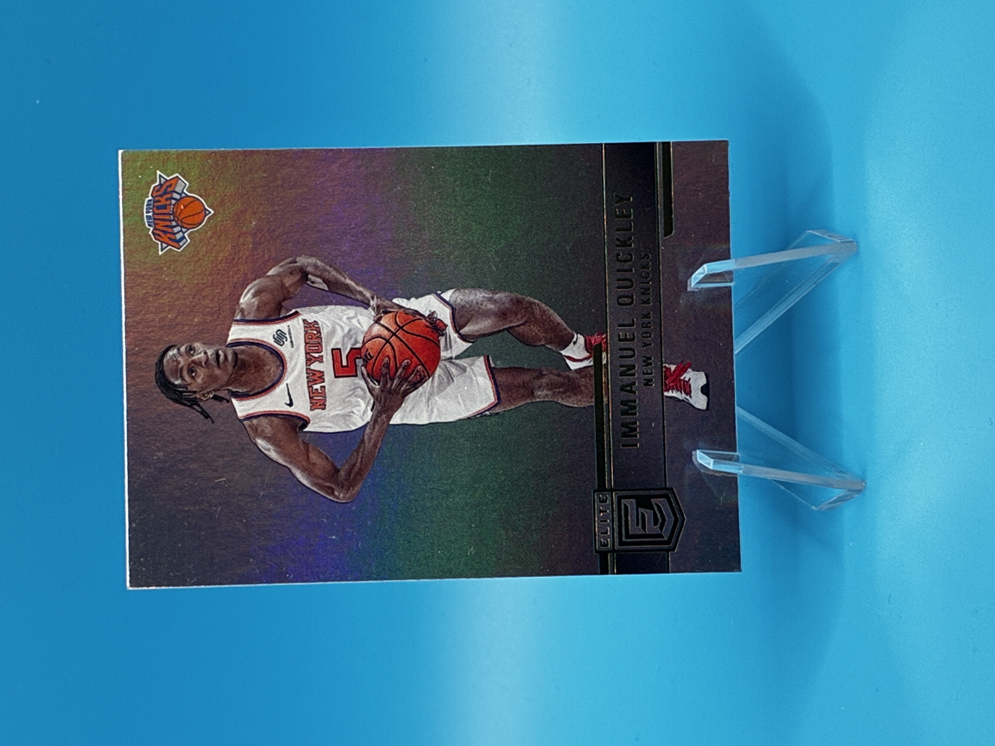 2021/2022 Panini Donruss Elite Immanuel Quickley #51 New York Knicks – Vorderseite