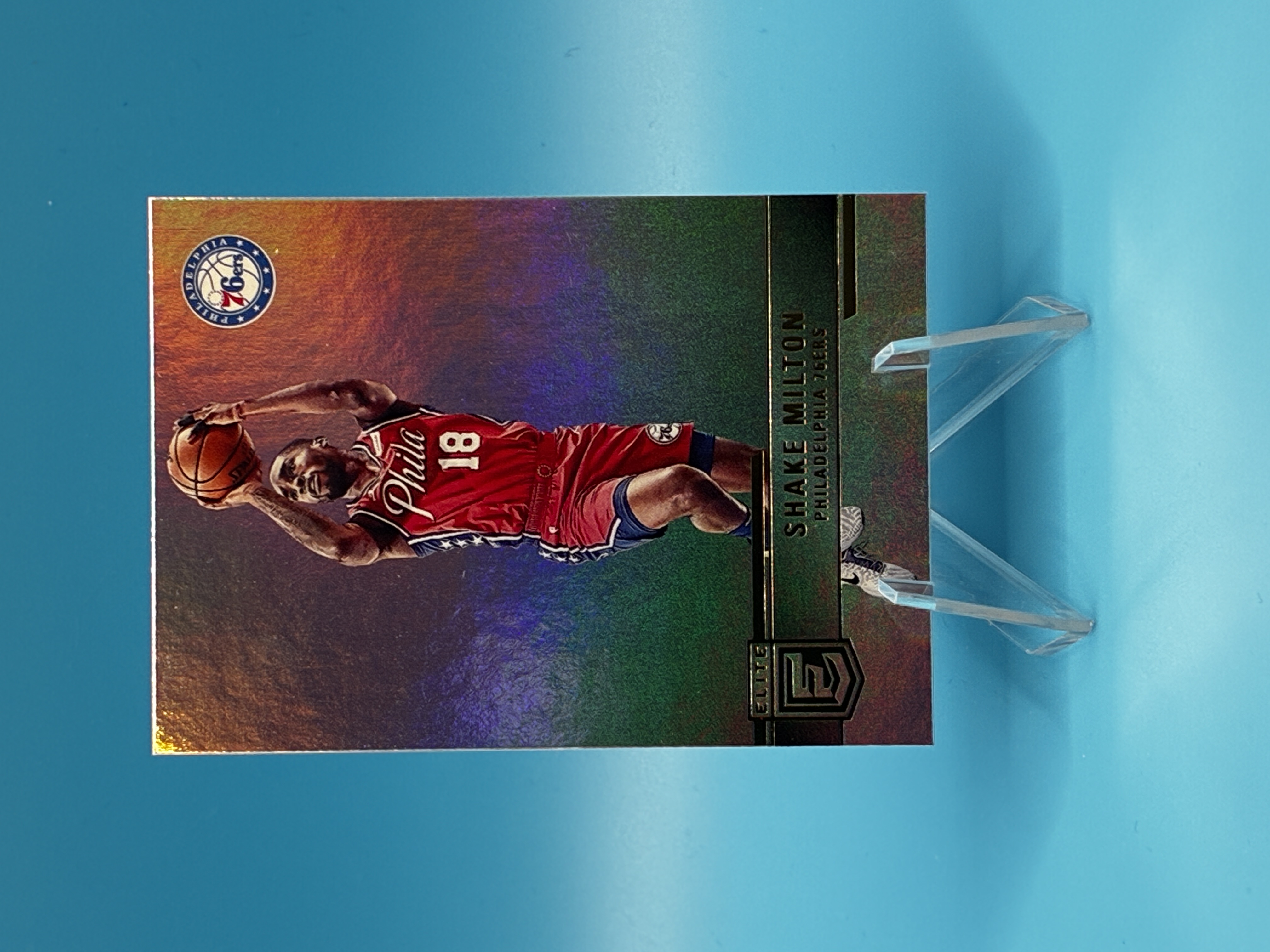 2021/2022 Panini Donruss Elite Shake Milton #112 Philadelphia 76ers – Vorderseite