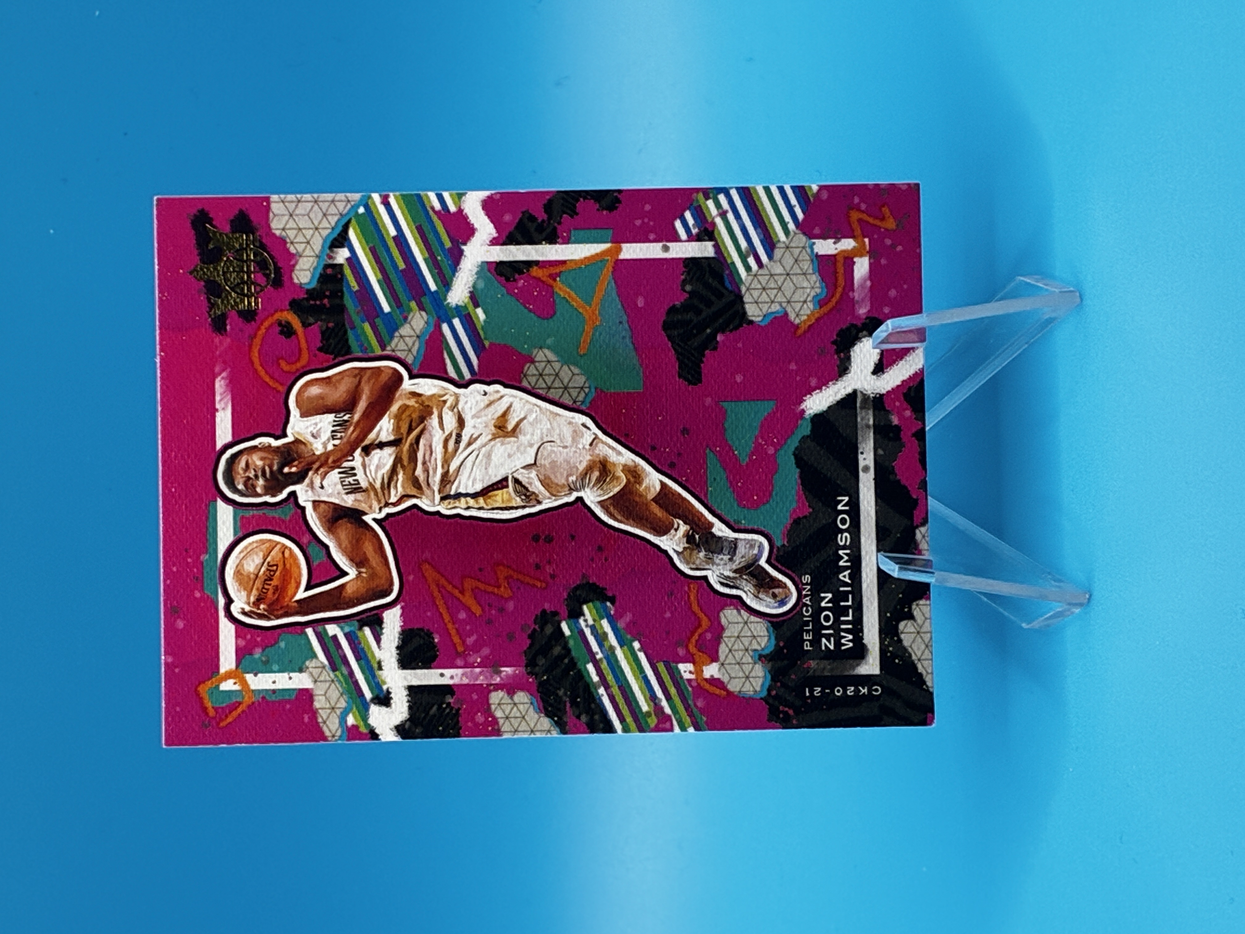 2020/2021 Panini Court Kings Basketball Zion Williamson #30 New Orleans Pelicans – Vorderseite