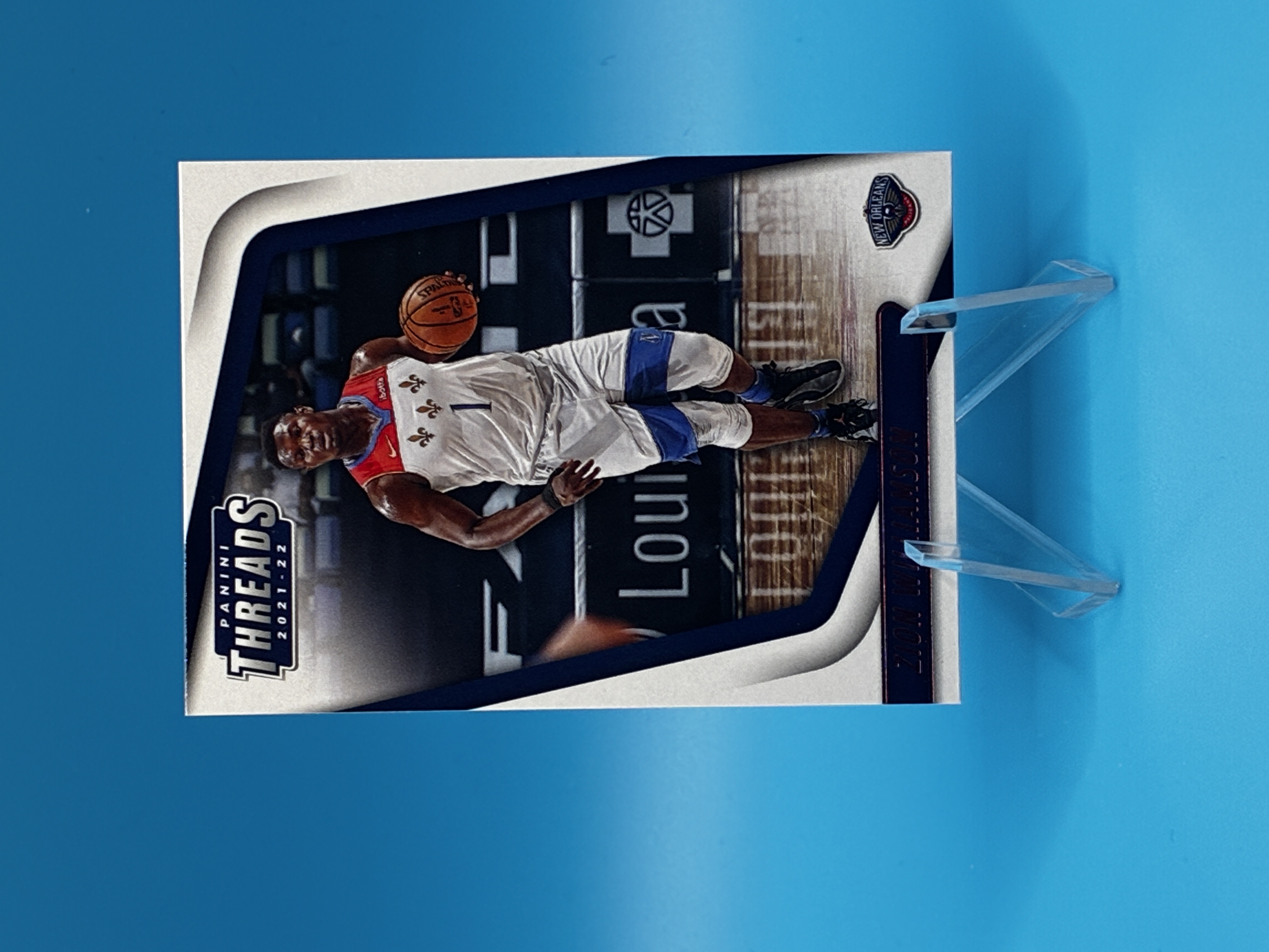 2021/2022 Panini Threads Zion Williamson #89 New Orleans Pelicans – Vorderseite