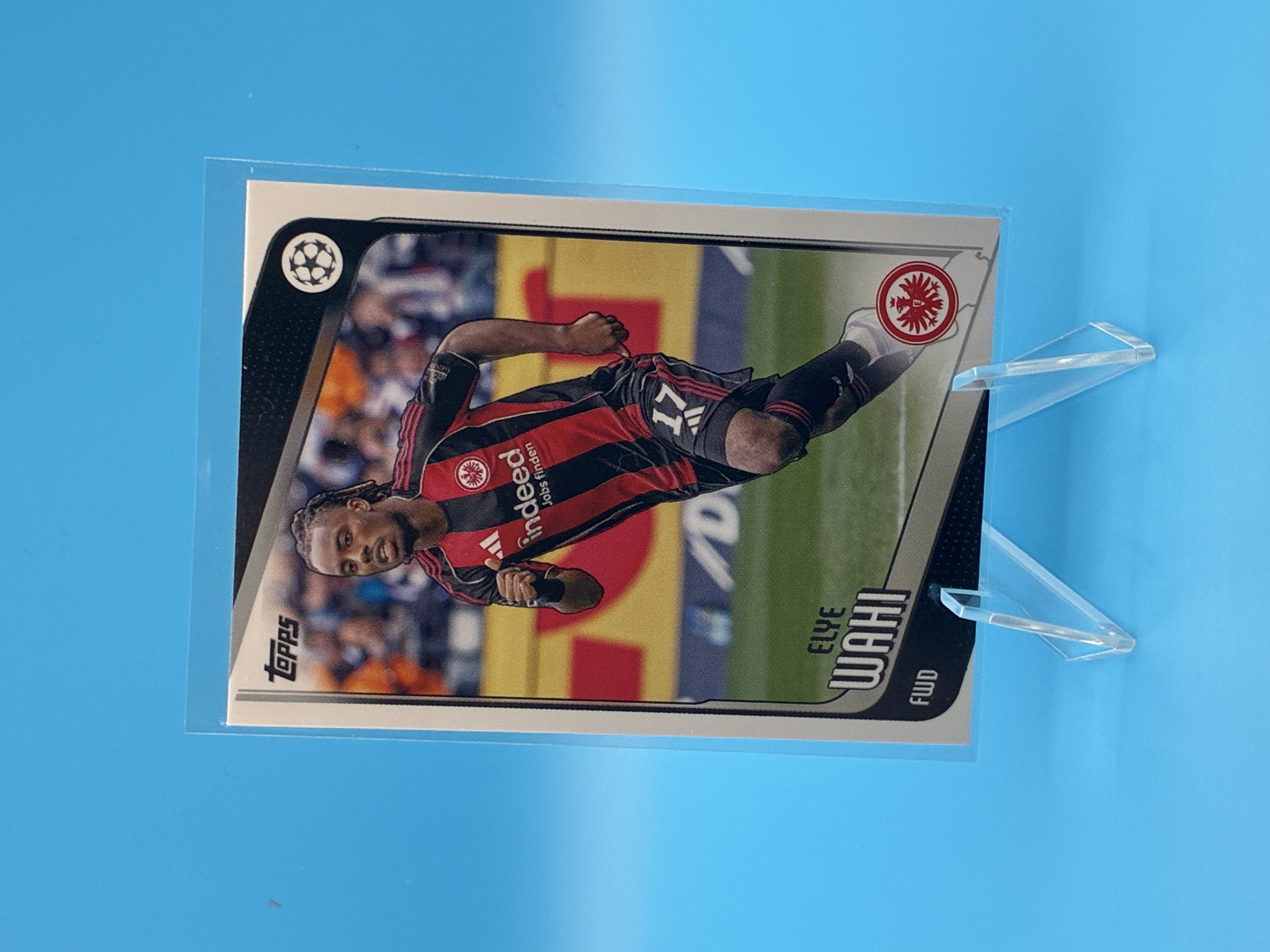 2025/2026 Topps Flagship Elye Wahi #61 Eintracht Frankfurt – Vorderseite