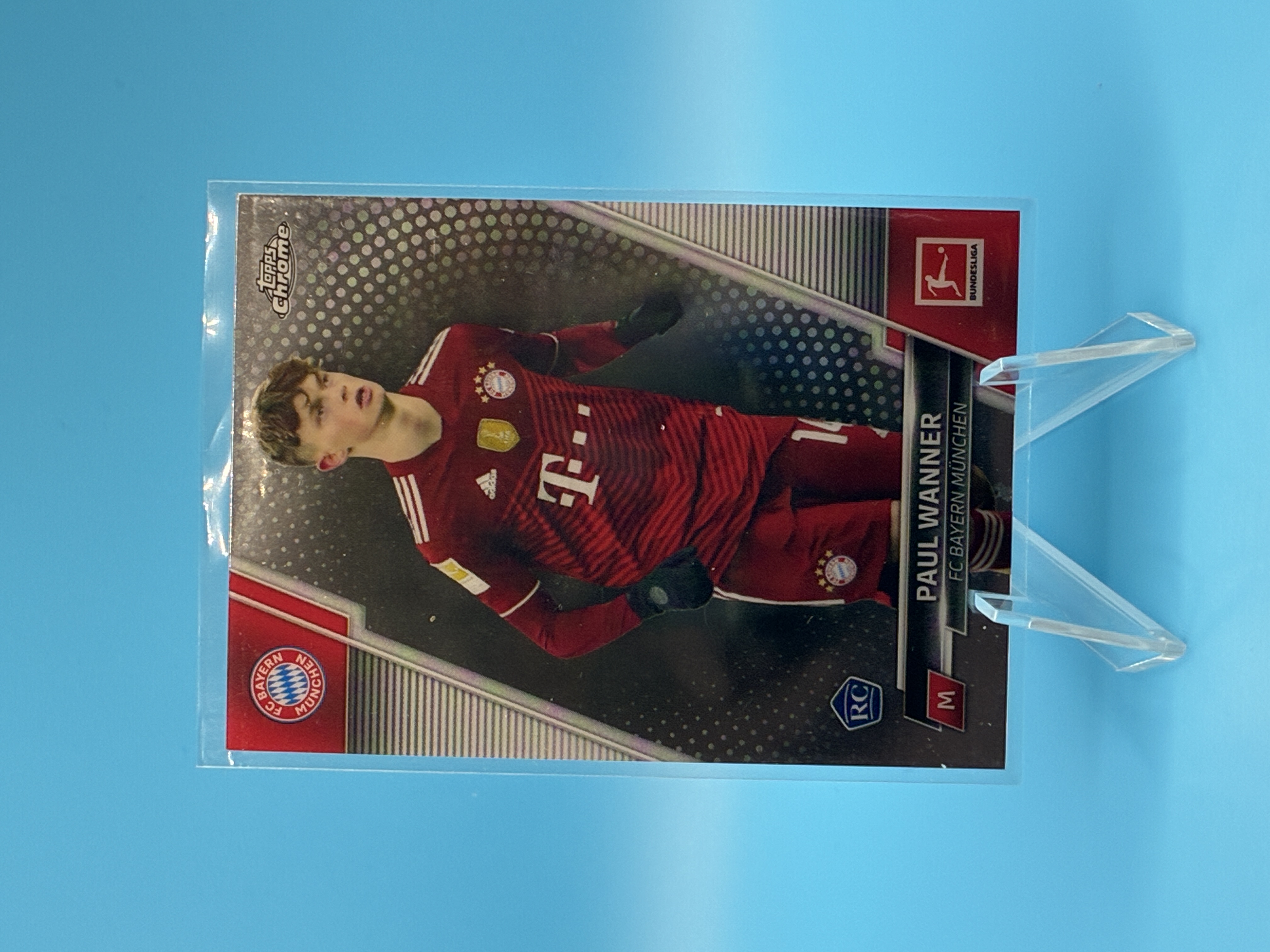 2020/2021 Topps Chrome Paul Wanner #46 FC Bayern München – Vorderseite