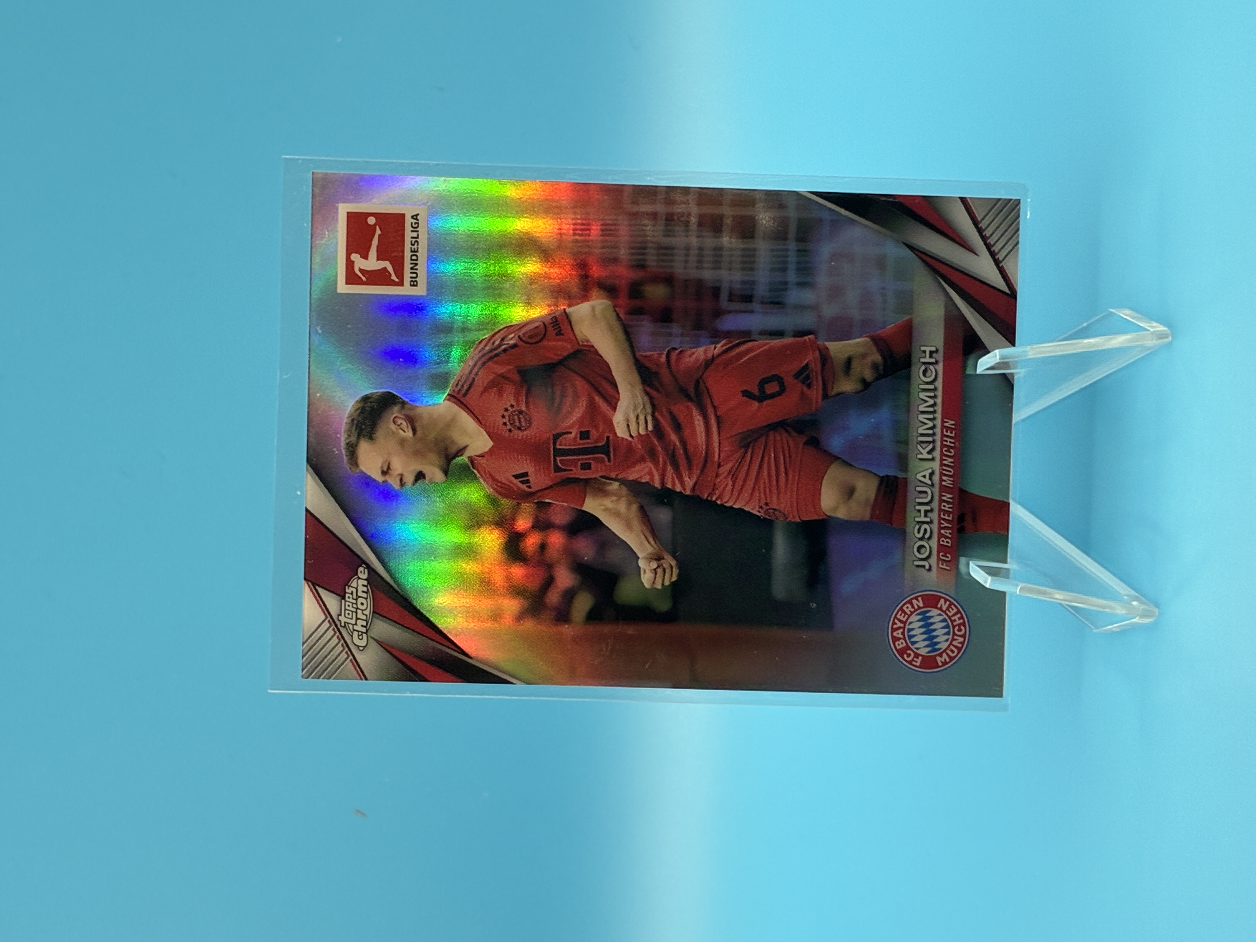 2024/2025 Topps Chrome Joshua Kimmich Refractor #79 FC Bayern München – Vorderseite