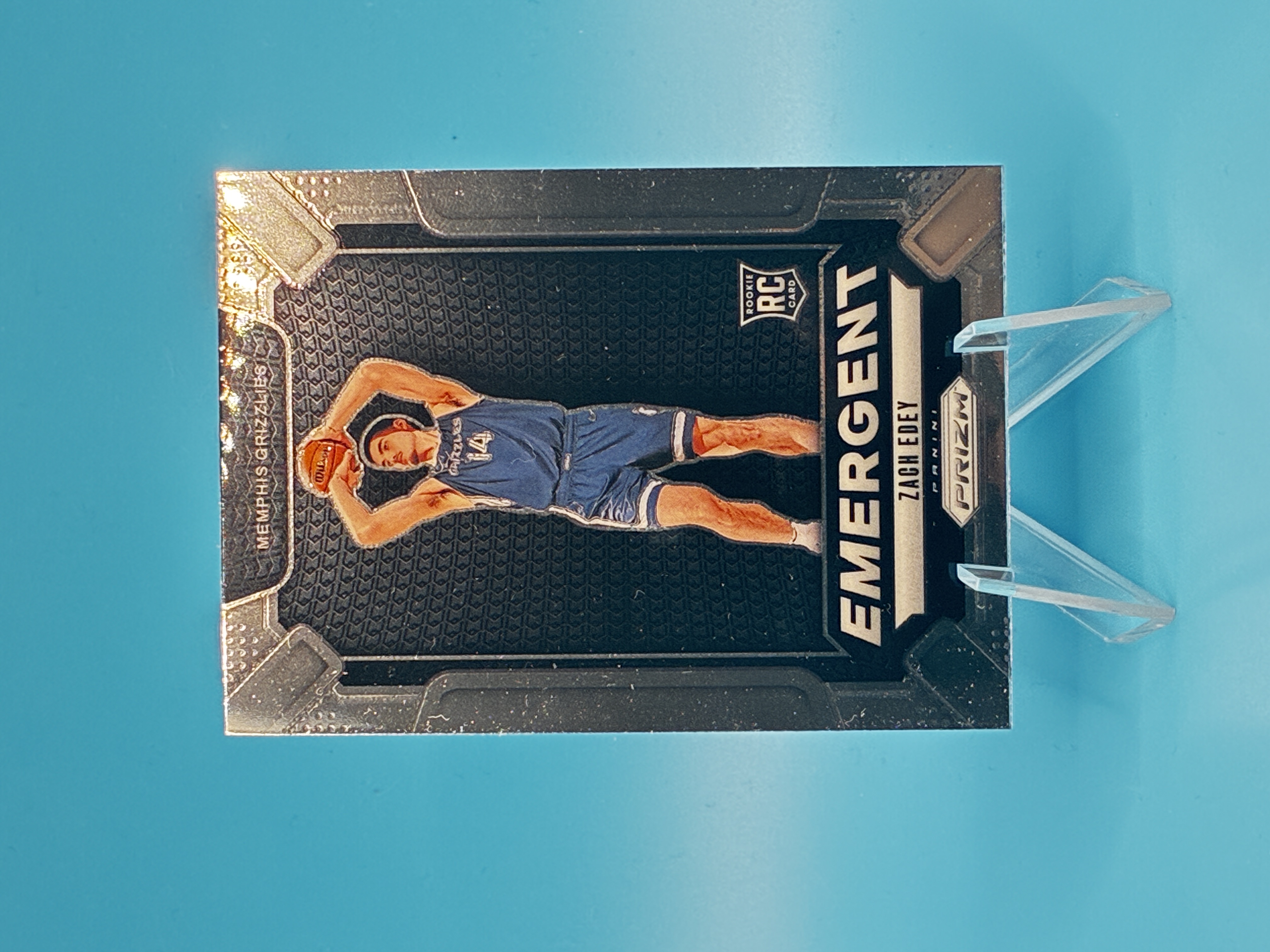 2024/2025 Panini Prizm Zach Edey Emergent #16 Memphis Grizzlies – Vorderseite