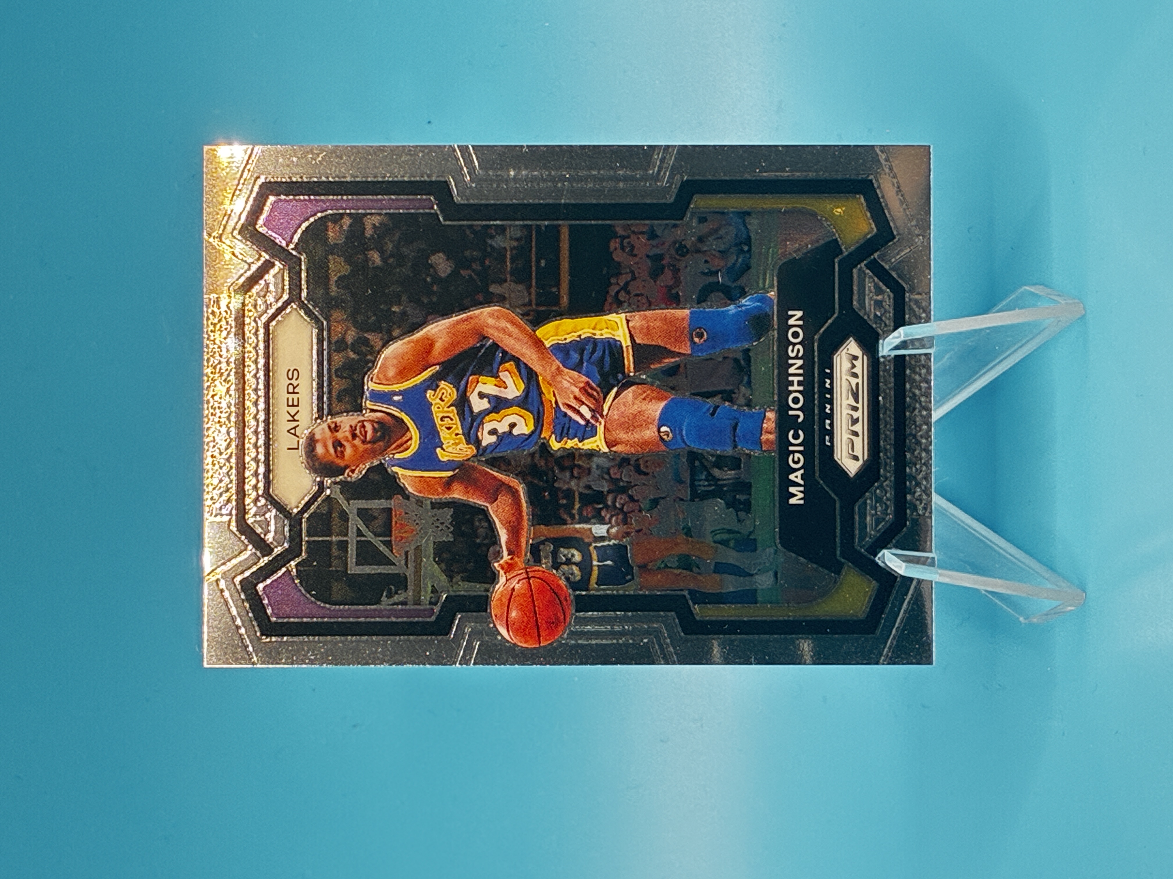 2023/2024 Panini Prizm Magic Johnson #185 Los Angeles Lakers – Vorderseite