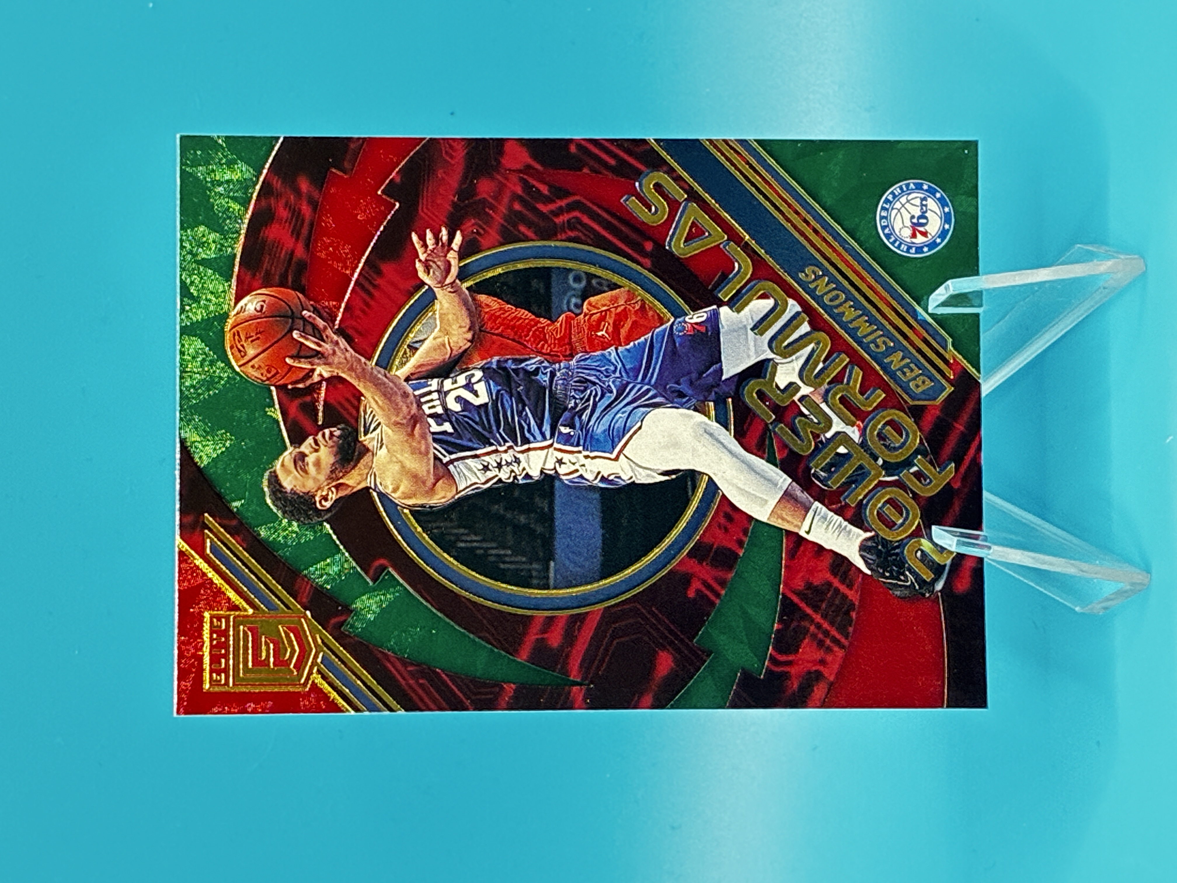2021/2022 Panini Donruss Elite Ben Simmons Power Formulas #6 Philadelphia 76ers – Vorderseite