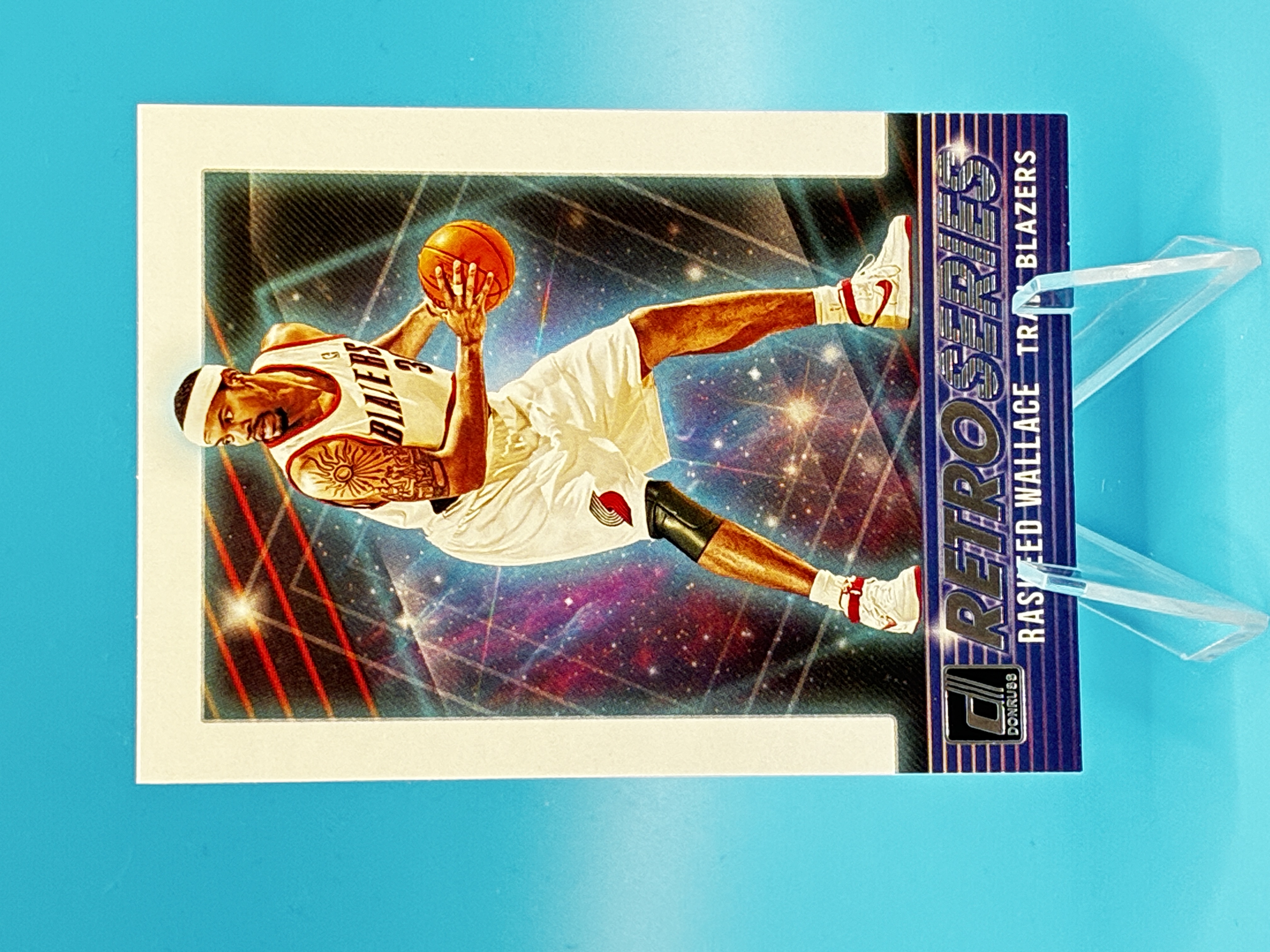 2021/2022 Panini Donruss Rasheed Wallace Retro Series #12 Portland Trail Blazers – Vorderseite