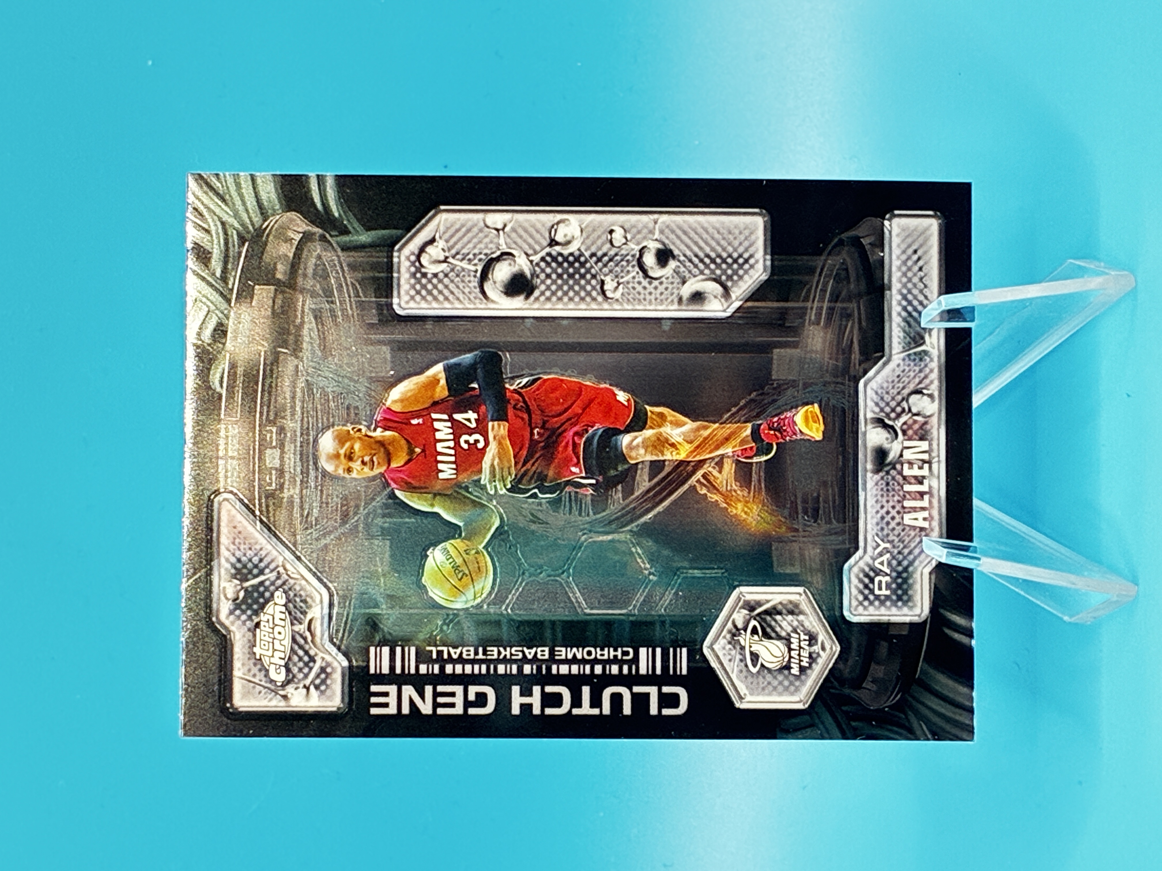 2025/2020 Topps Chrome Ray Allen Clutch Gene #CG-23 Miami Heat – Vorderseite