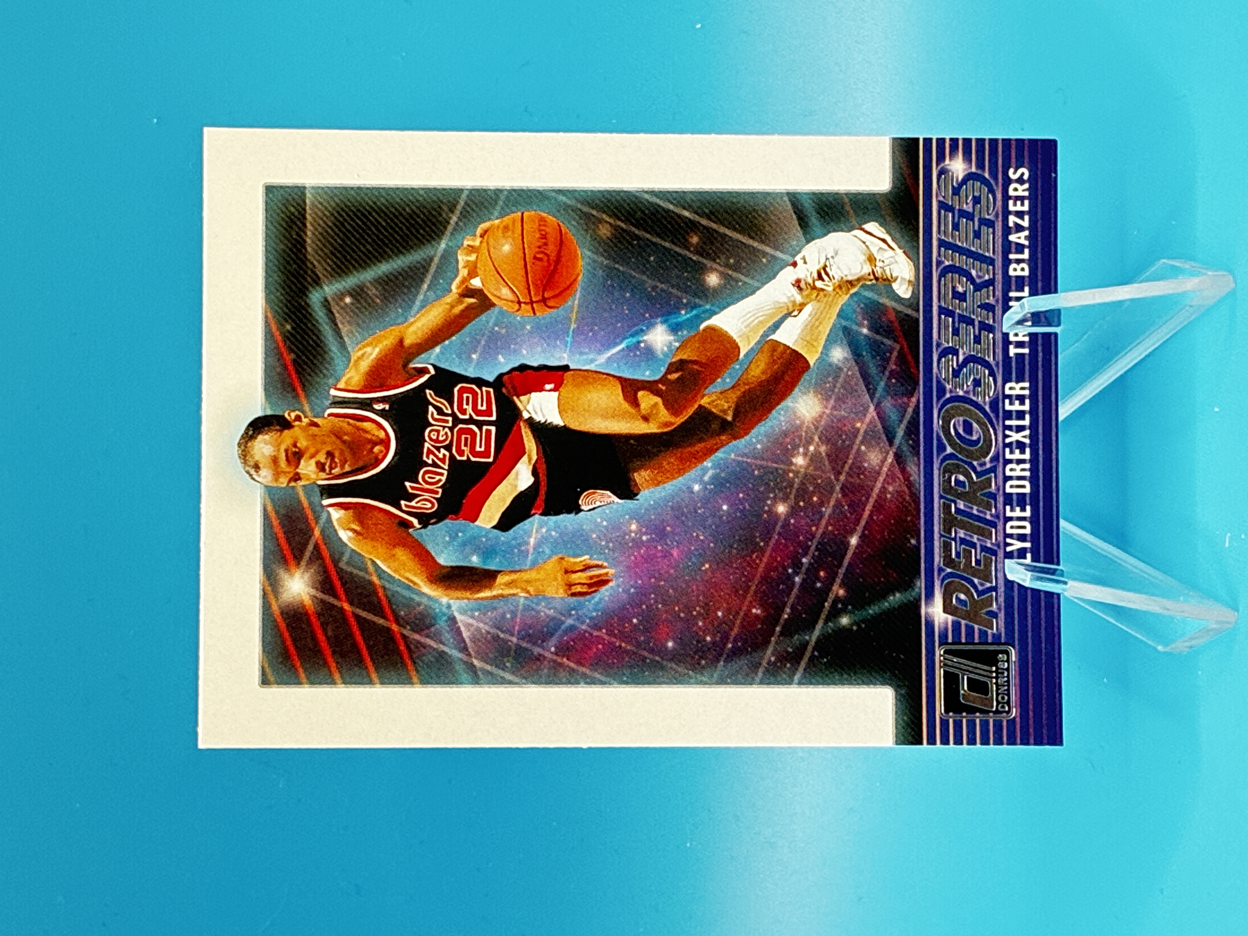 2021/2022 Panini Donruss Clyde Drexler Retro Series #30 Portland Trail Blazers – Vorderseite