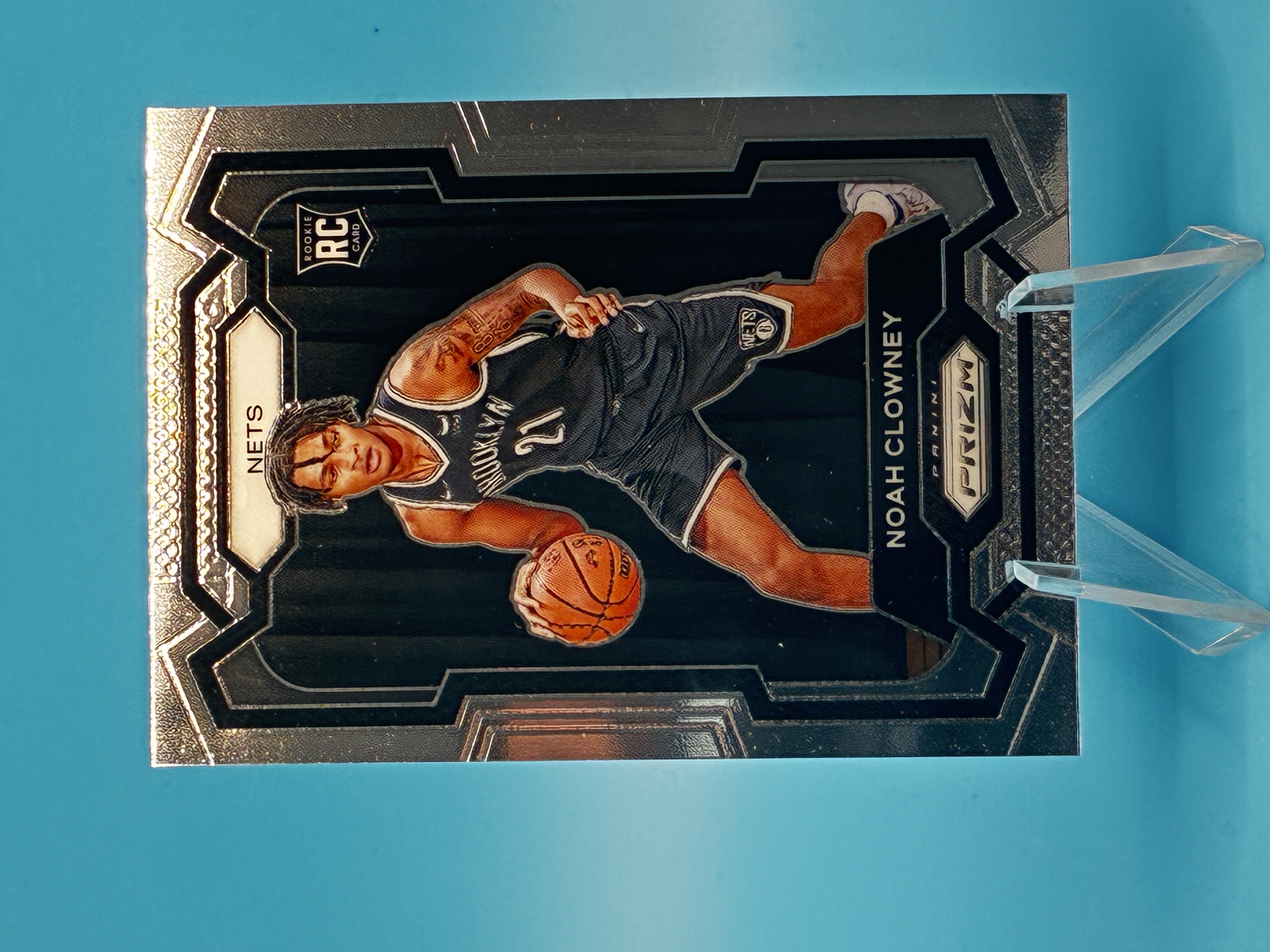 2023/2024 Panini Prizm Noah Clowney #165 Brooklyn Nets – Vorderseite