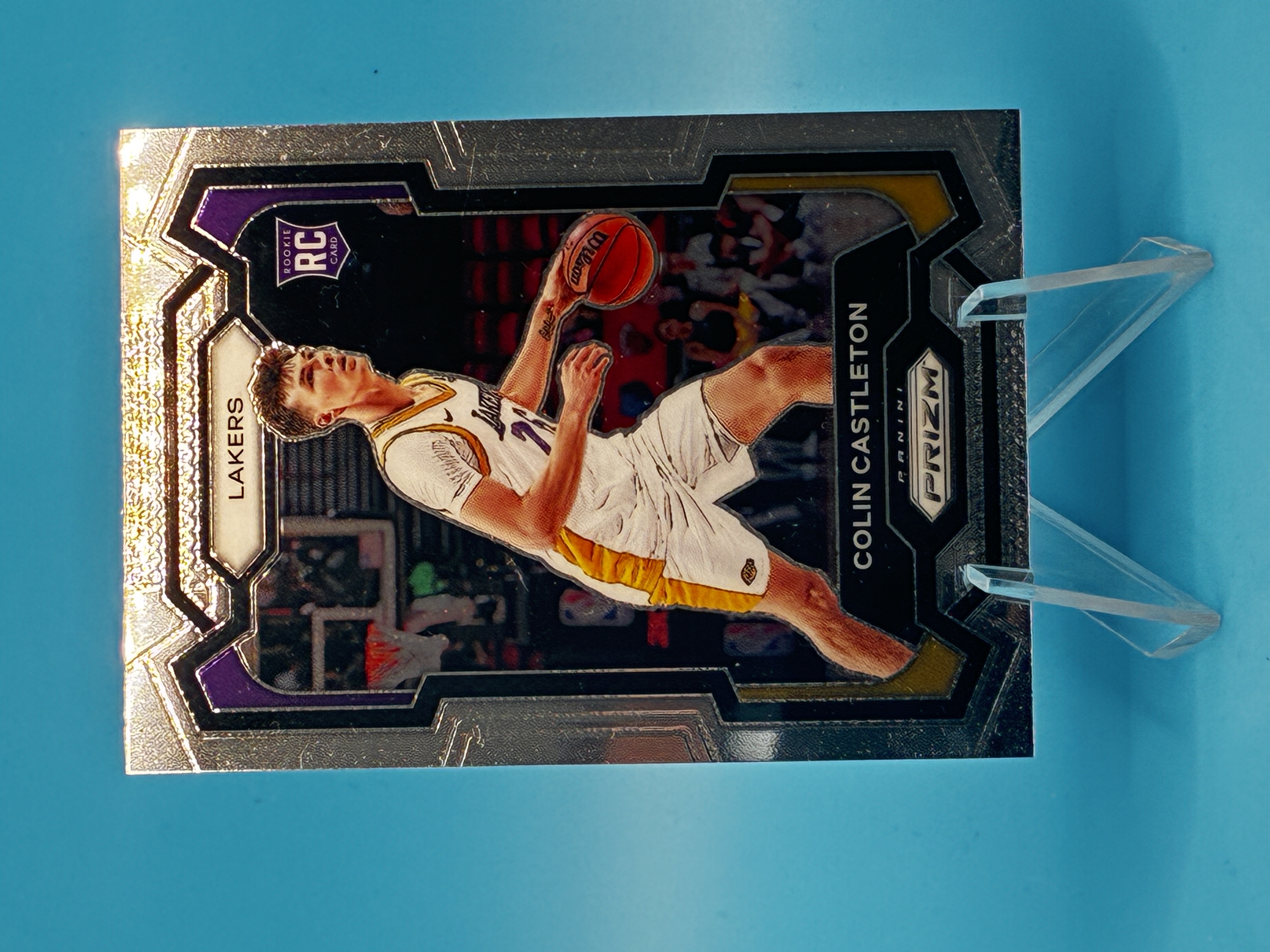 2023/2024 Panini Prizm Colin Castleton #287 Los Angeles Lakers – Vorderseite